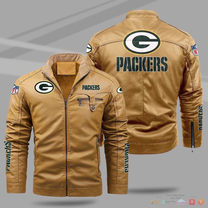 Green Bay Packers NFL Trend Fleece Leather Jacket 1