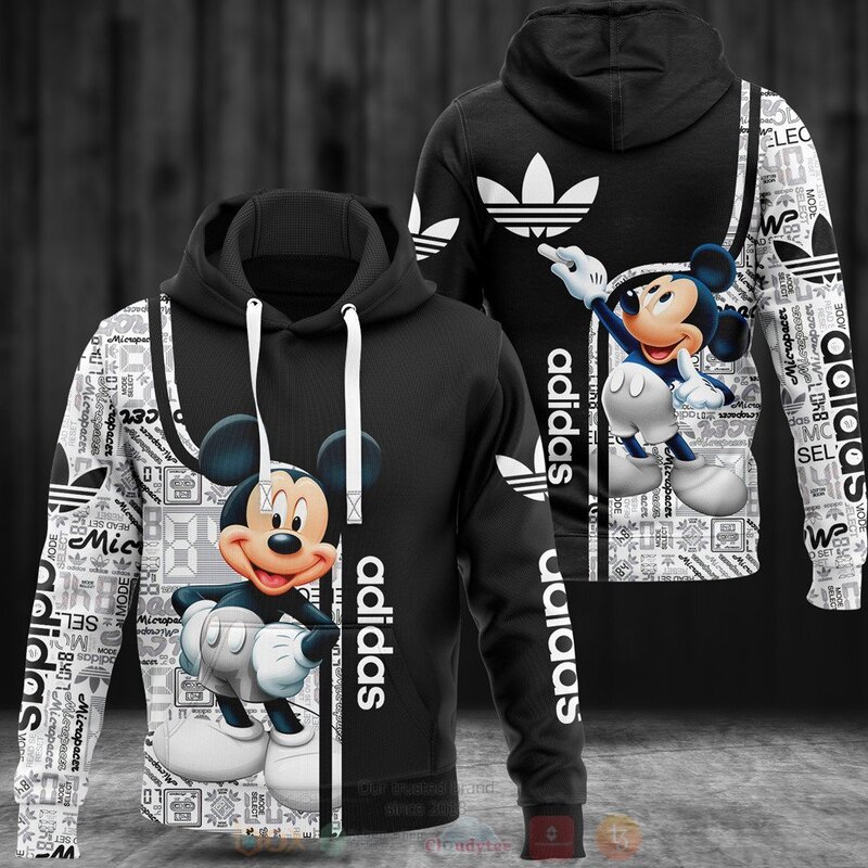 Gucci Mickey Mouse Black 3D Hoodie Shirt