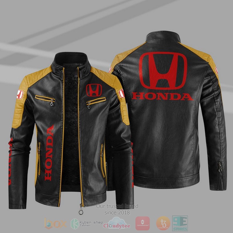 Honda Block Leather Jacket 1