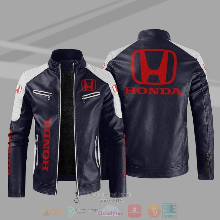 Honda Block Leather Jacket 1 2