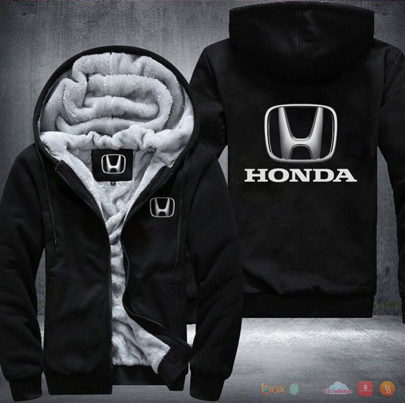 Honda Fleece Hoodie Jacket 1