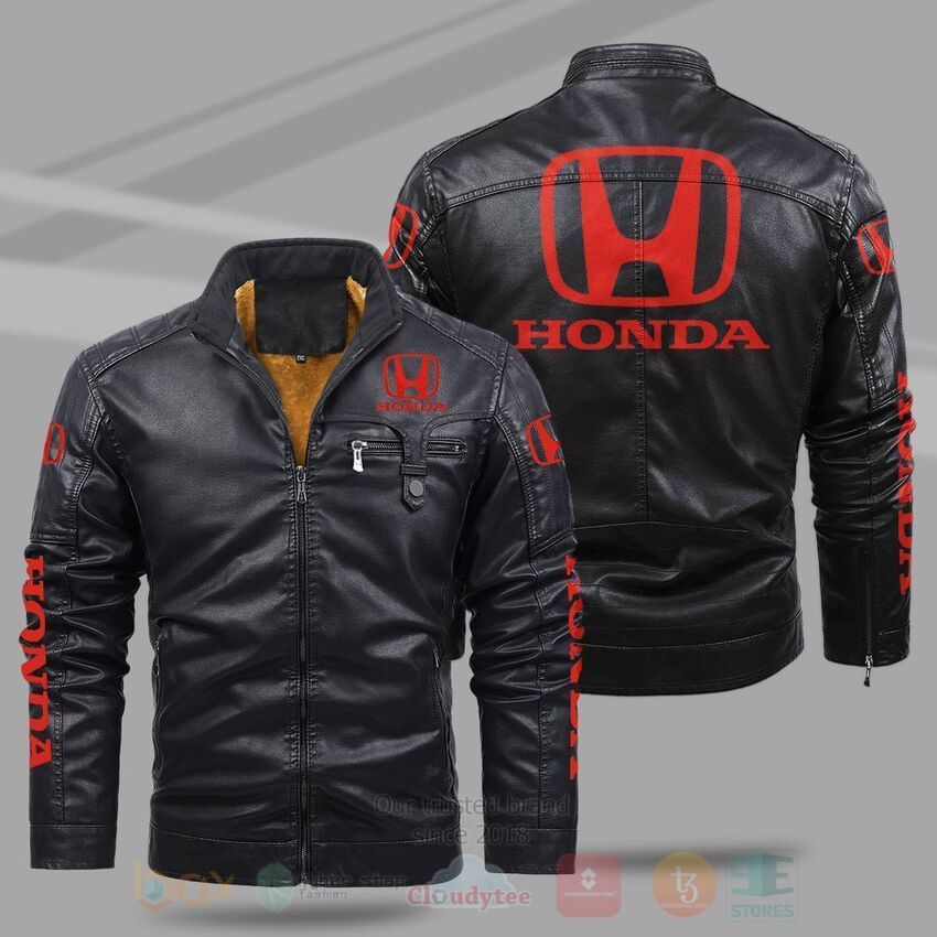 Honda Fleece Leather Jacket