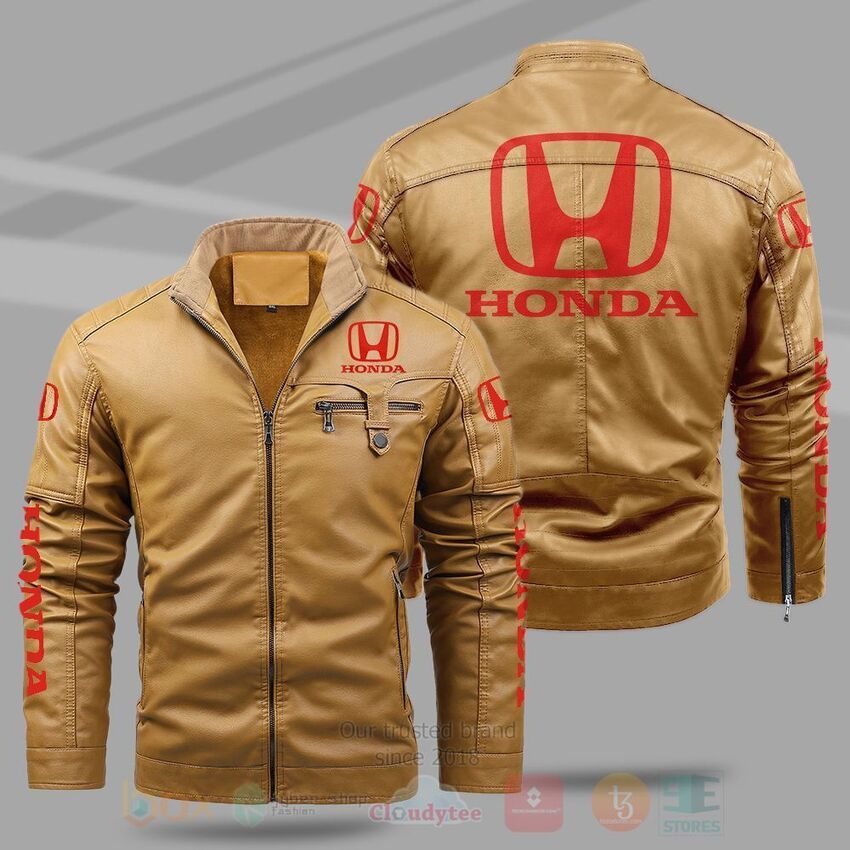 Honda Fleece Leather Jacket 1