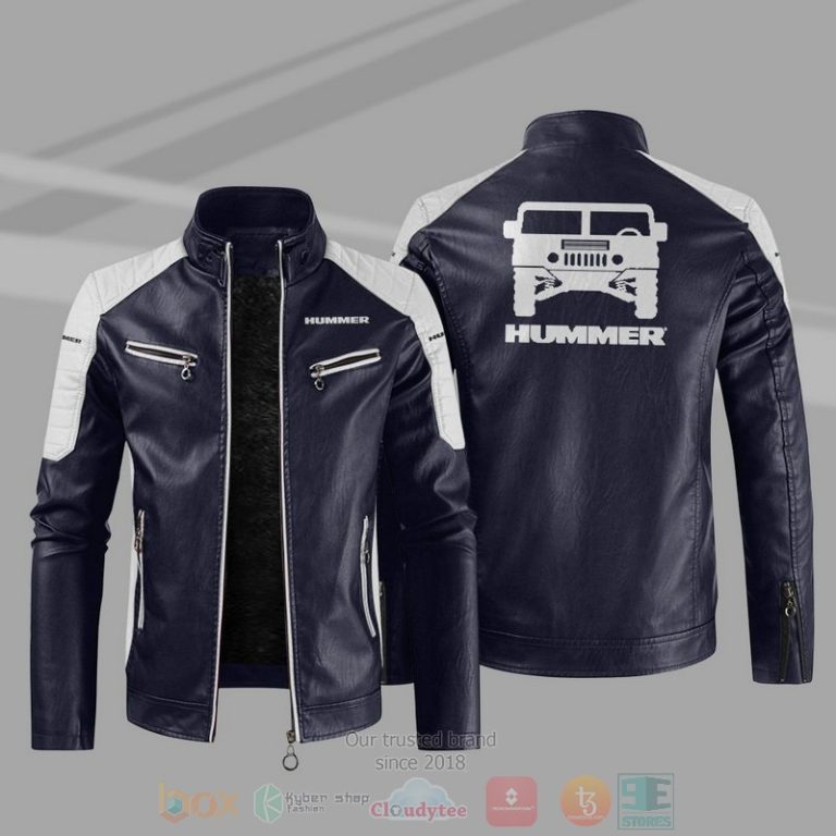 Hummer Block Leather Jacket 1 2