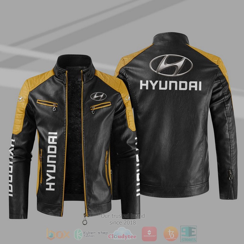 Hyundai Block Leather Jacket 1