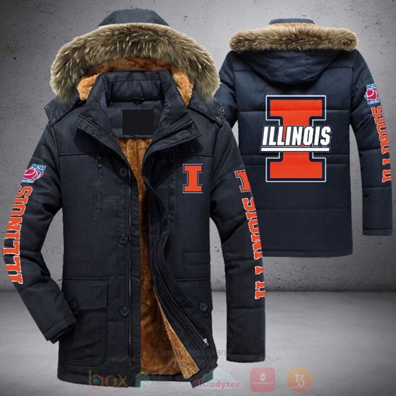 Illinois Fighting Illini Parka Jacket 1