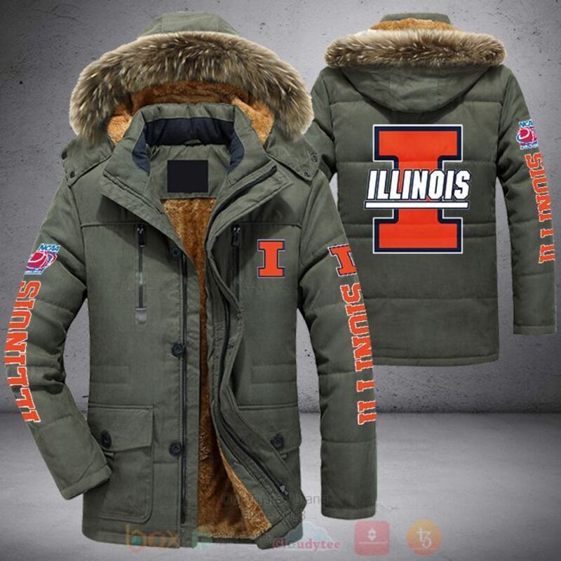 Illinois Fighting Illini Parka Jacket 1 2