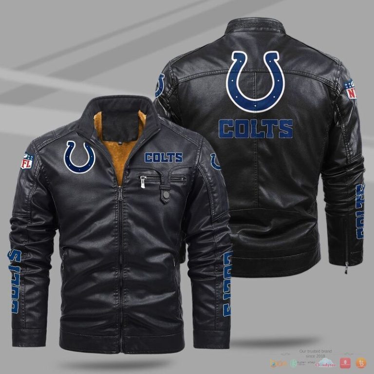 Indianapolis Colts NFL Trend Fleece Leather Jacket