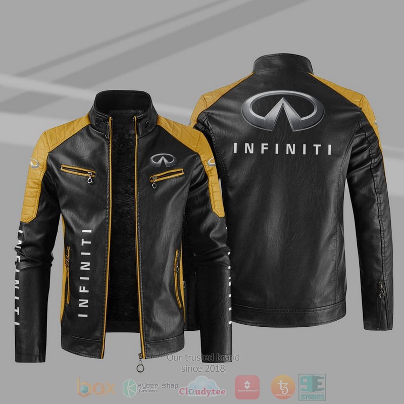 Infiniti Block Leather Jacket 1
