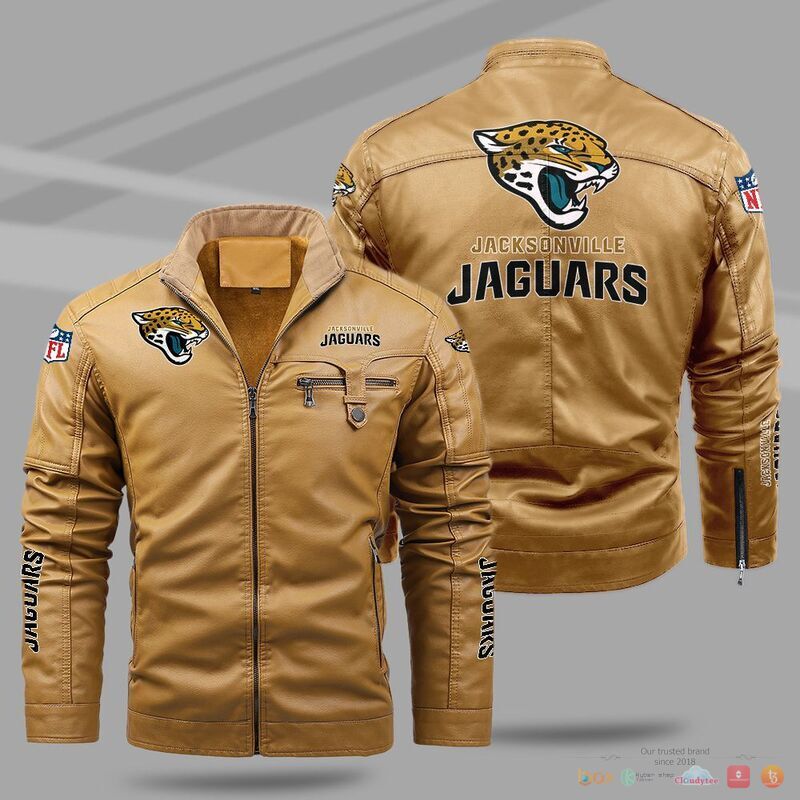 Jacksonville Jaguars NFL Trend Fleece Leather Jacket 1