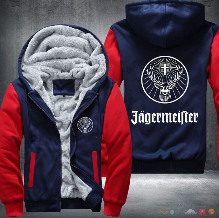 Jagermeister Fleece Hoodie Jacket 1 2