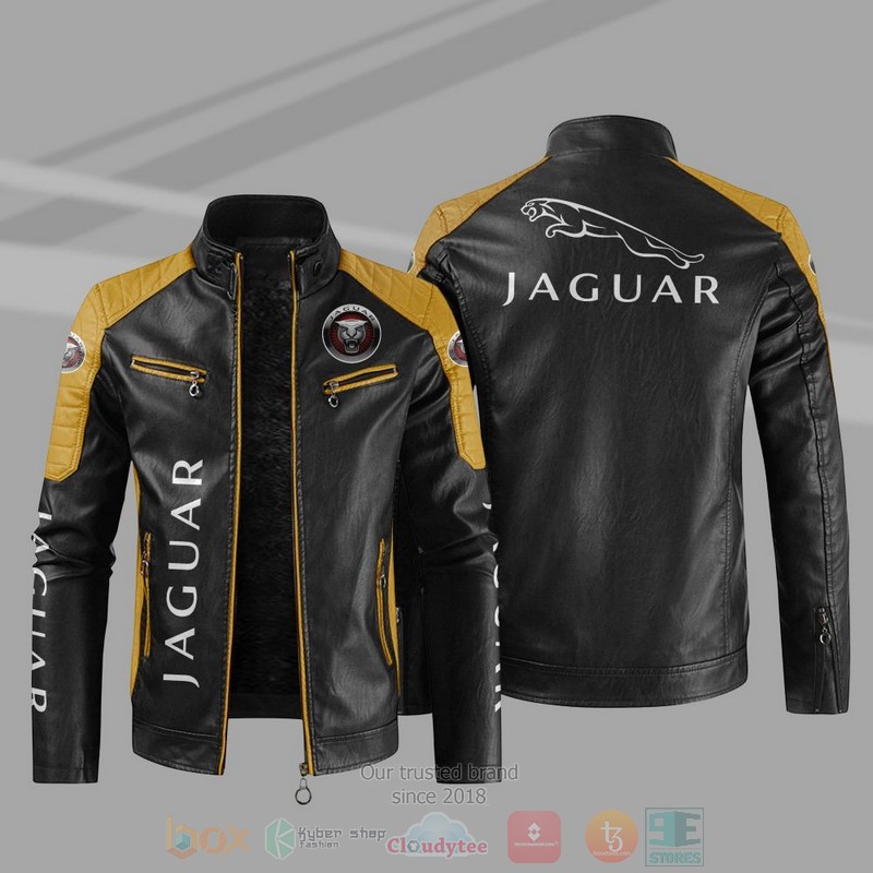 Jaguar Block Leather Jacket 1