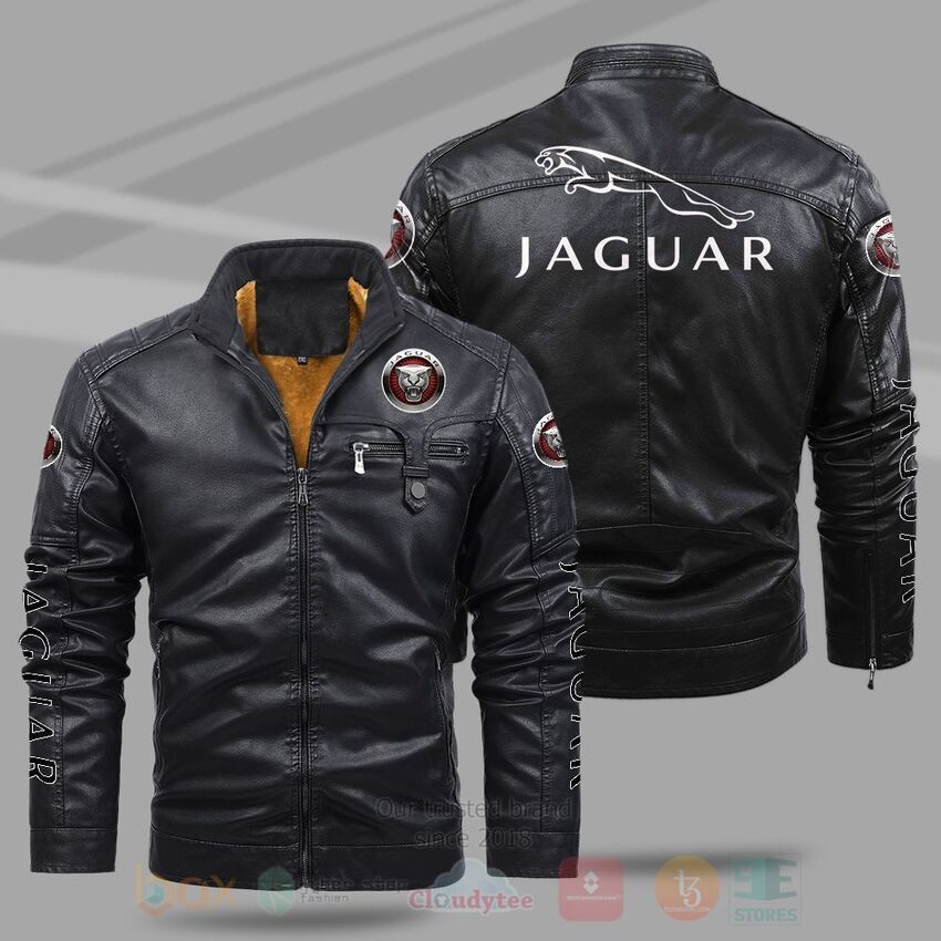 Jaguar Fleece Leather Jacket