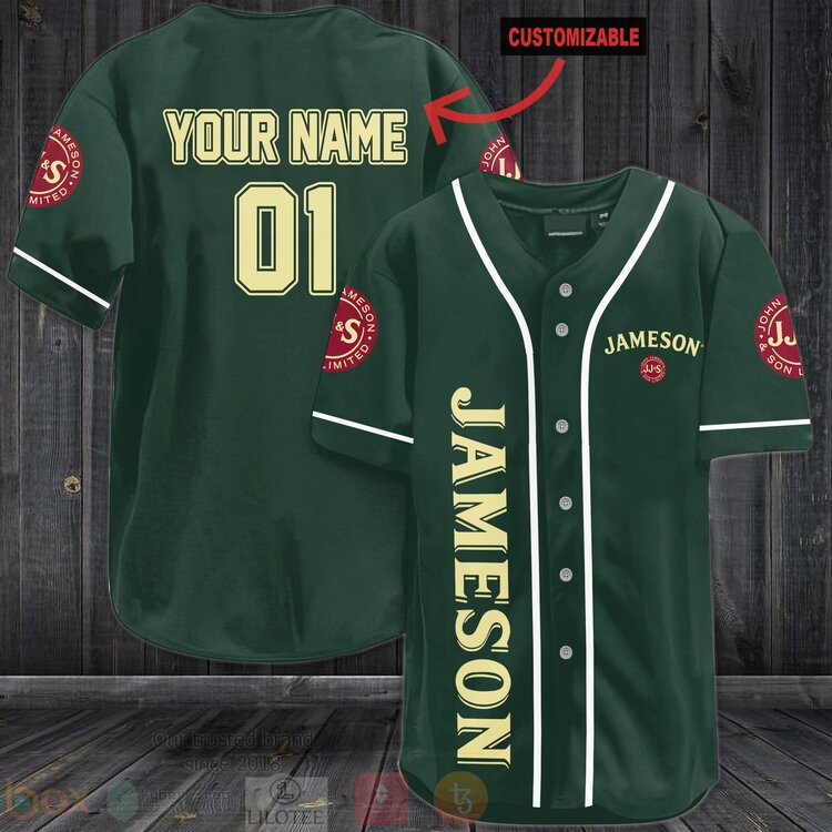 Jameson Personalized Baseball Jersey