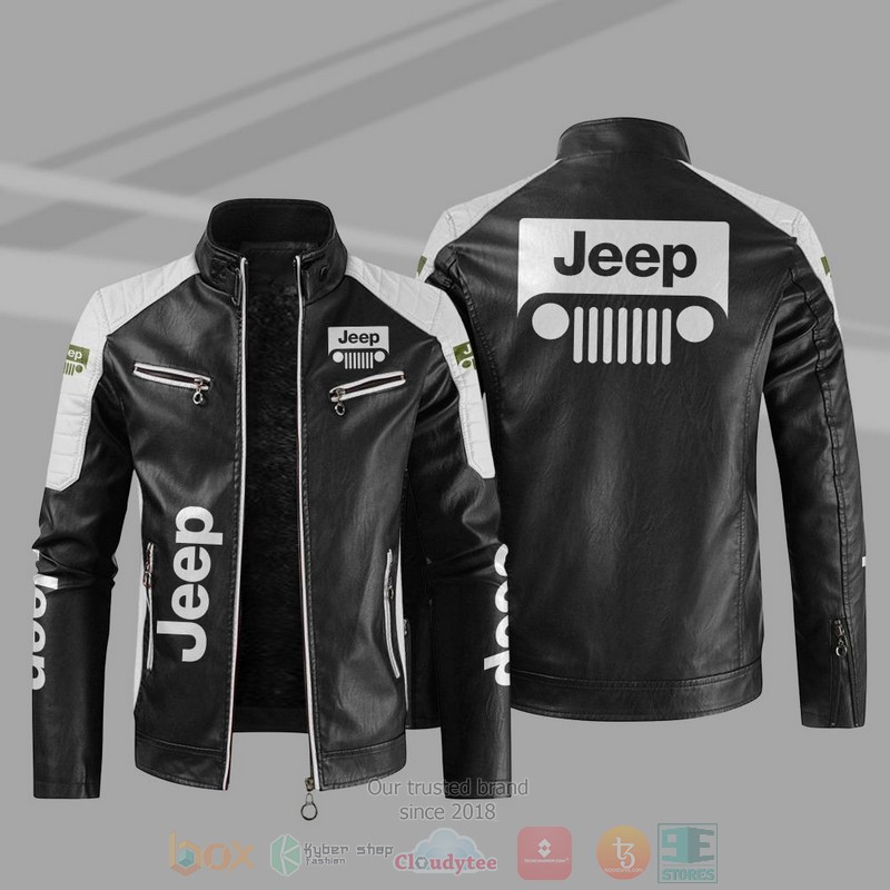 Jeep Block Leather Jacket