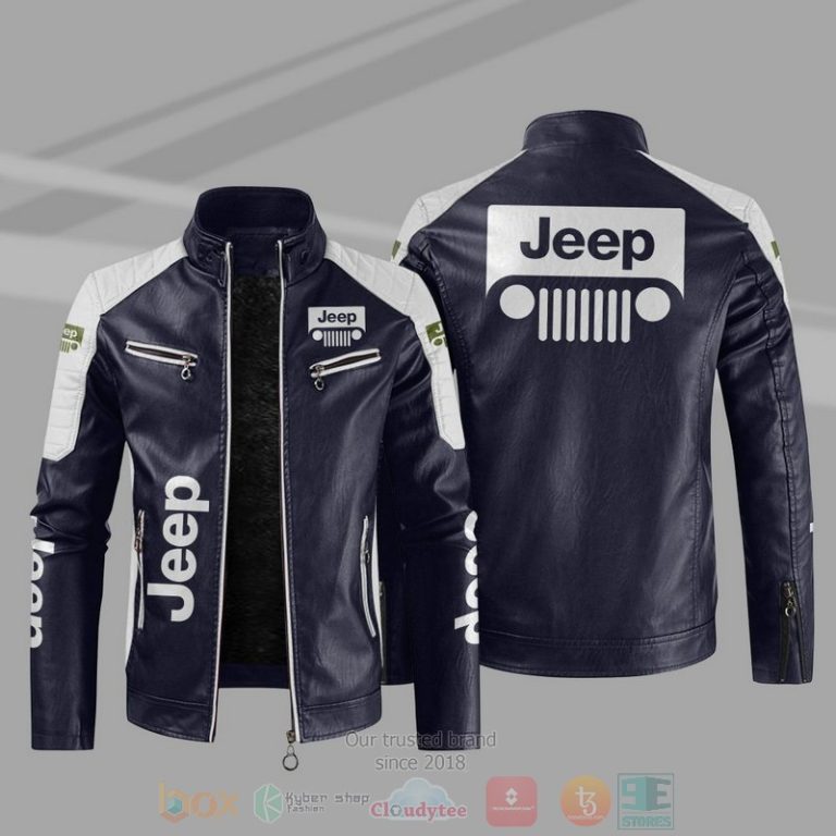 Jeep Block Leather Jacket 1 2