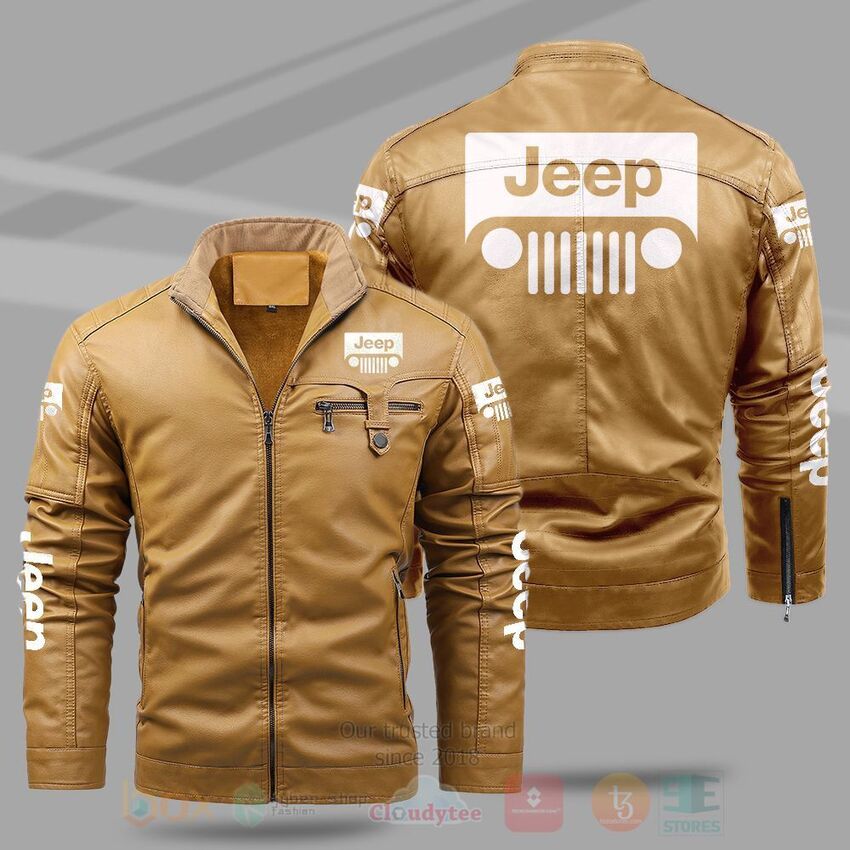 Jeep Fleece Leather Jacket 1