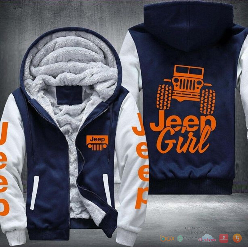 Jeep Girl Fleece Hoodie Jacket 1 2