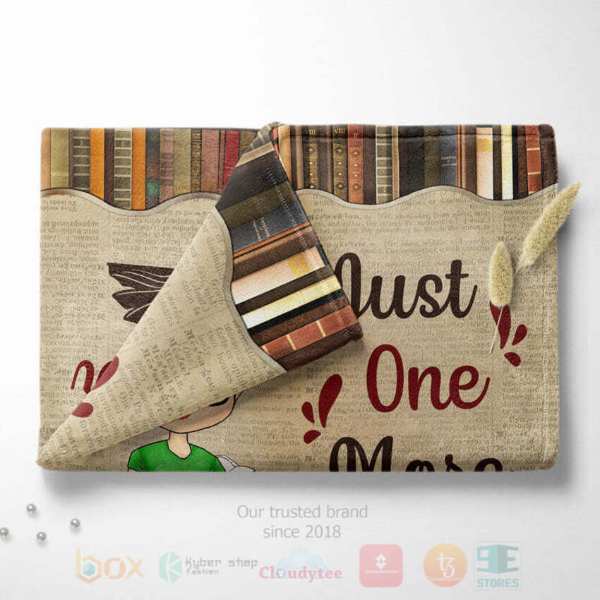 Just A Who Loves Books Blanket 1 2 3