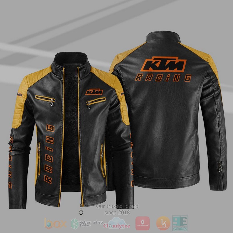 KTM Racing Block Leather Jacket 1
