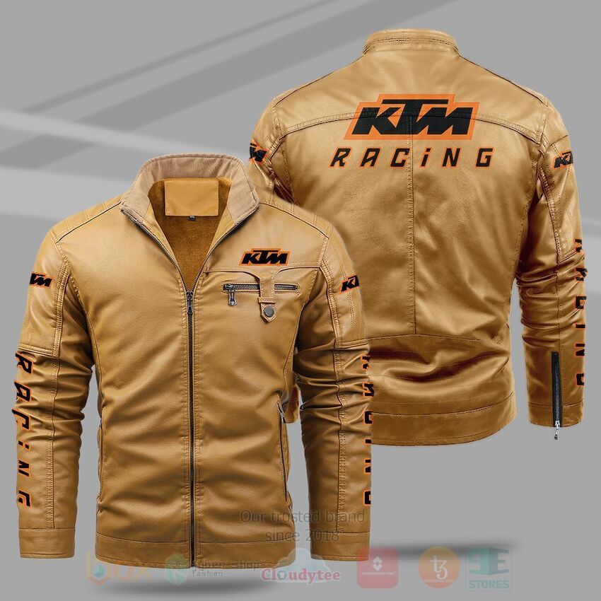 KTM Racing Fleece Leather Jacket 1