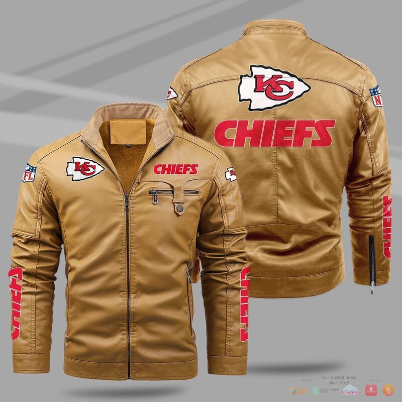 Kansas City Chiefs NFL Trend Fleece Leather Jacket 1