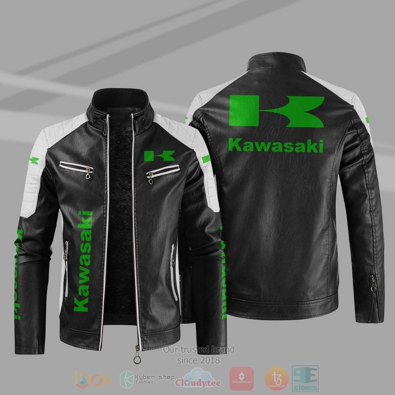 Kawasaki Block Leather Jacket