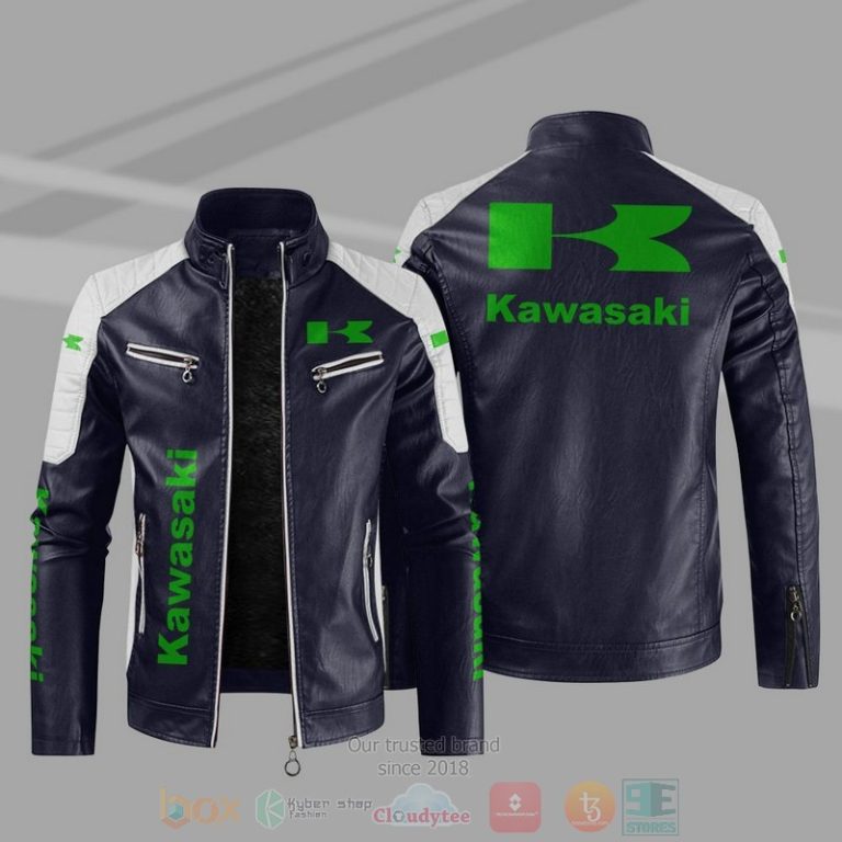 Kawasaki Block Leather Jacket 1 2