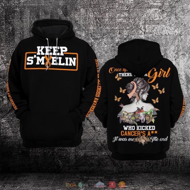 Keep Smyelin Multiple Sclerosis Awareness 3D hoodie