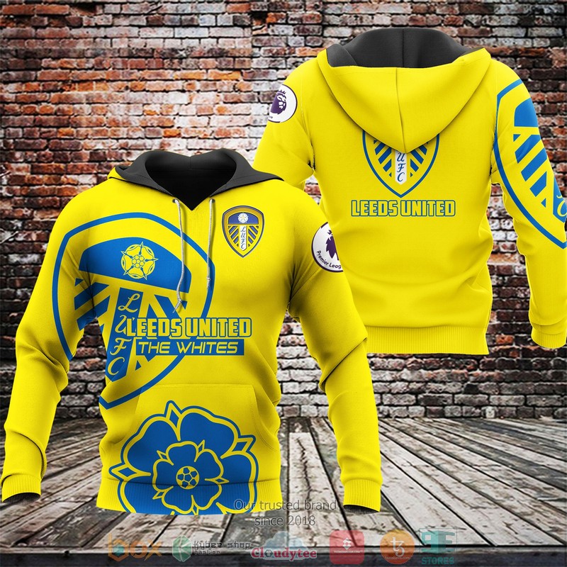 Leeds United 3d shirt hoodie