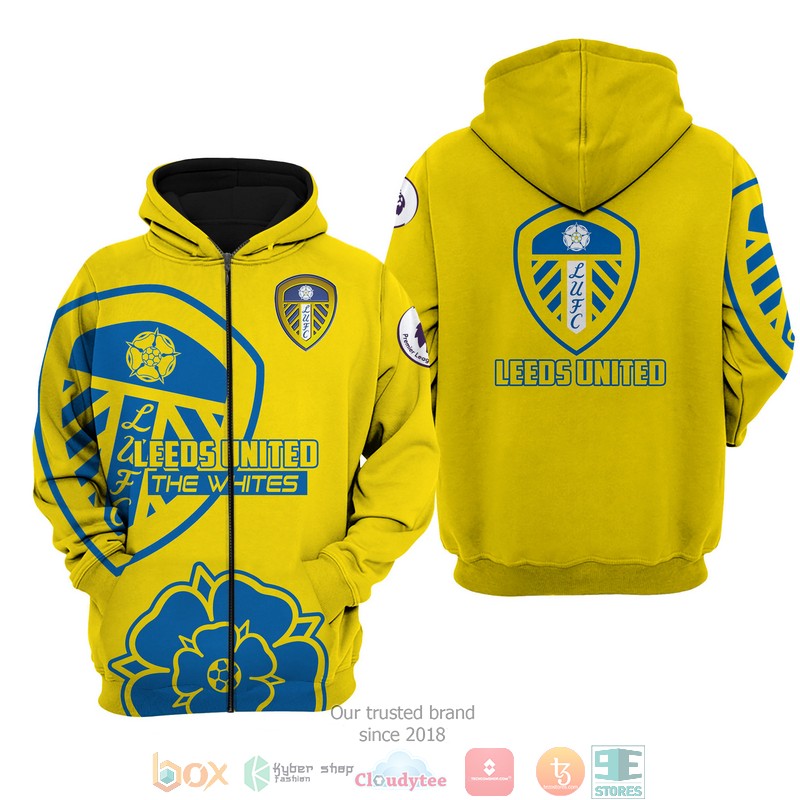 Leeds United 3d shirt hoodie 1