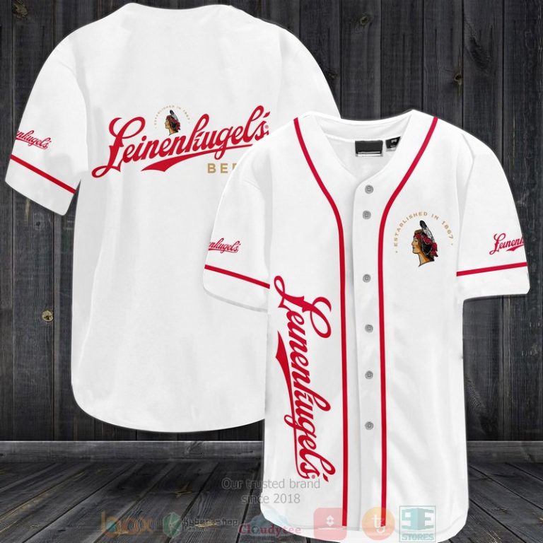 Leinenkugels Beer white Baseball Jersey