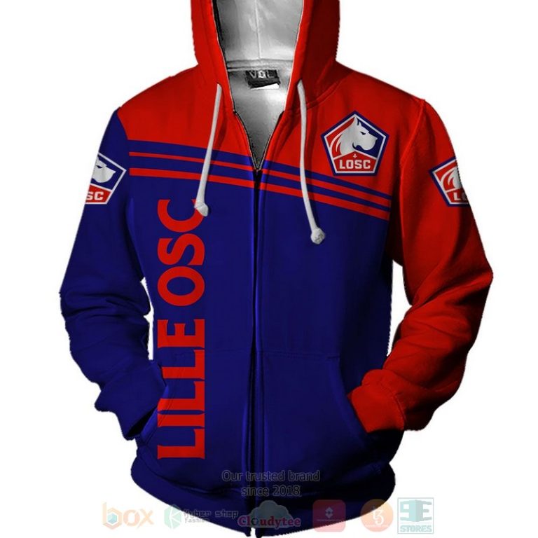 Lille OSC 3D shirt hoodie 1 2