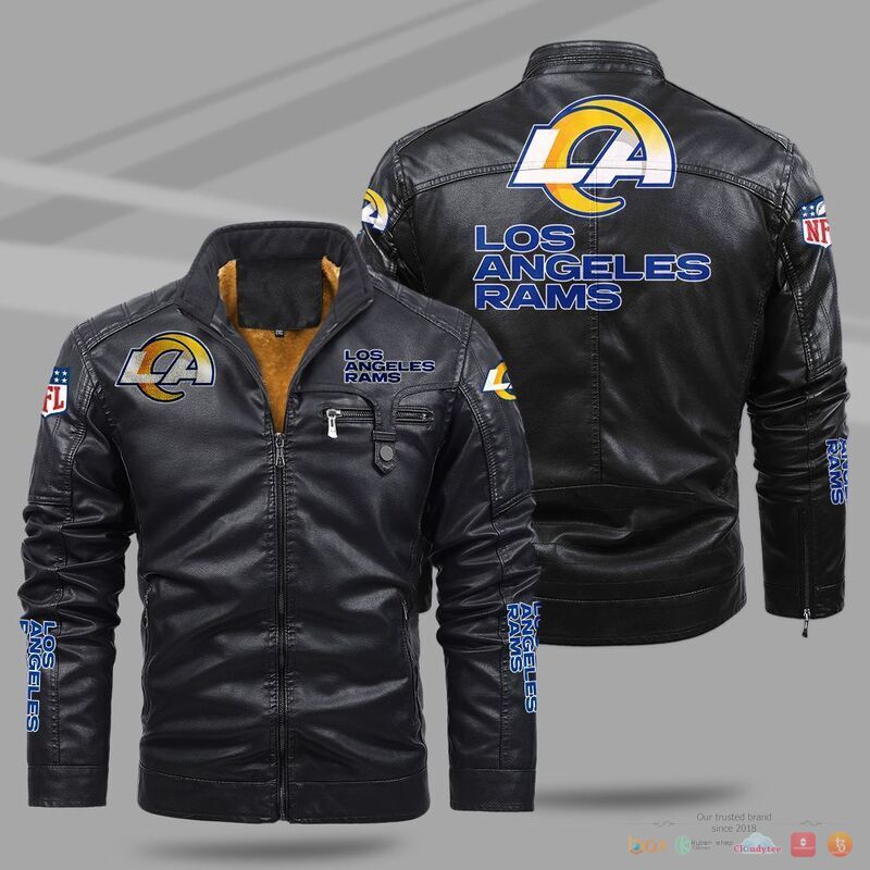Los Angeles Rams NFL Trend Fleece Leather Jacket