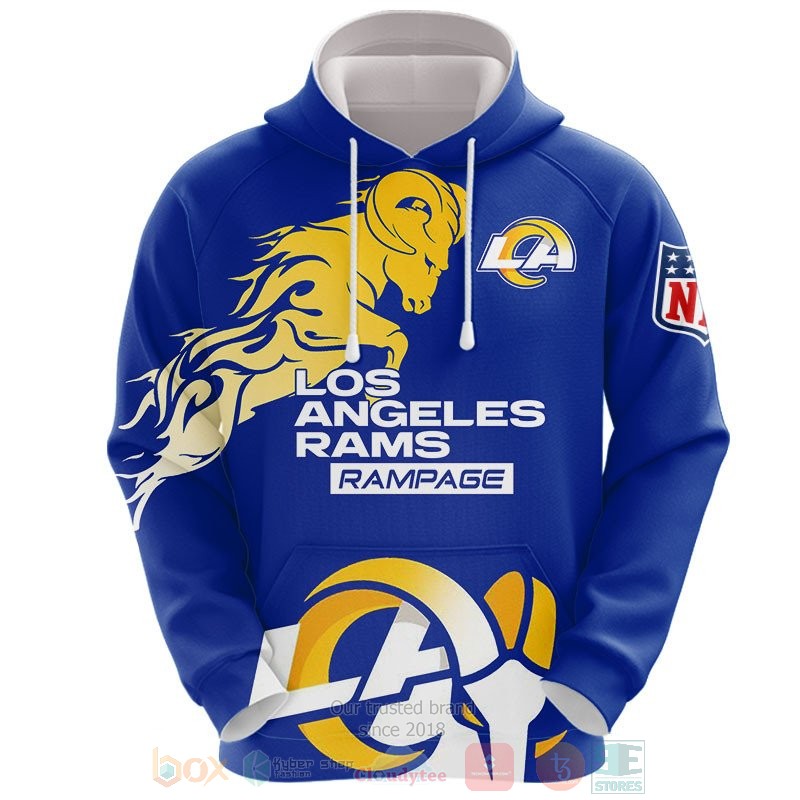 Los Angeles Rams Rampage 3D shirt hoodie