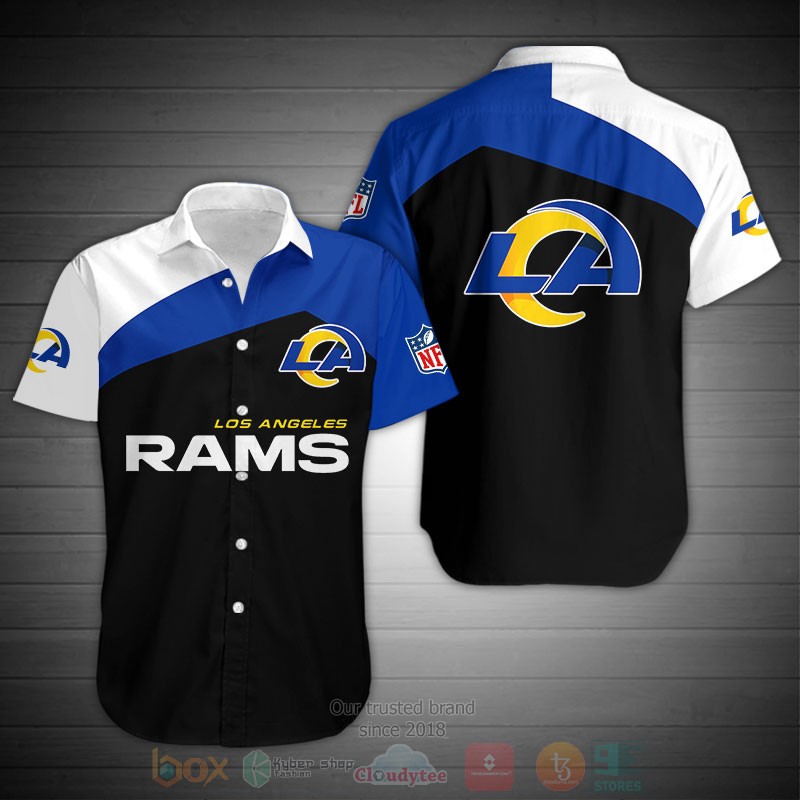 Los Angeles Rams black blue white 3D shirt hoodie 1 2 3 4 5 6 7