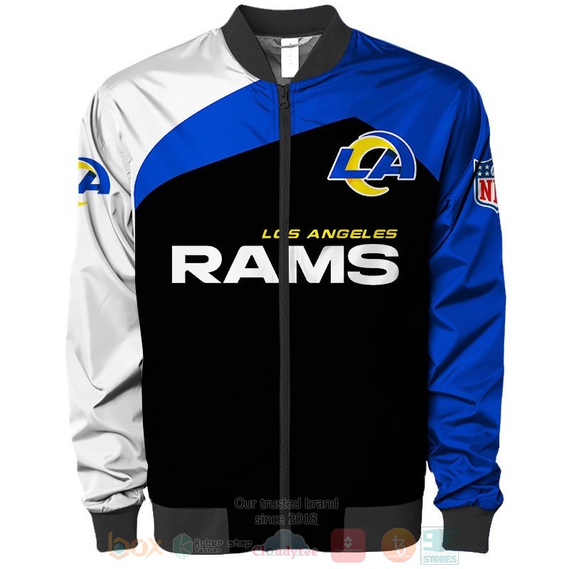 Los Angeles Rams black blue white 3D shirt hoodie 1 2 3 4 5 6 7 8 9 10 11 12 13 14 15 16 17