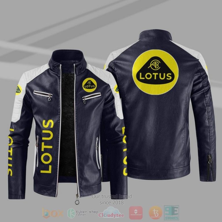 Lotus Block Leather Jacket 1 2