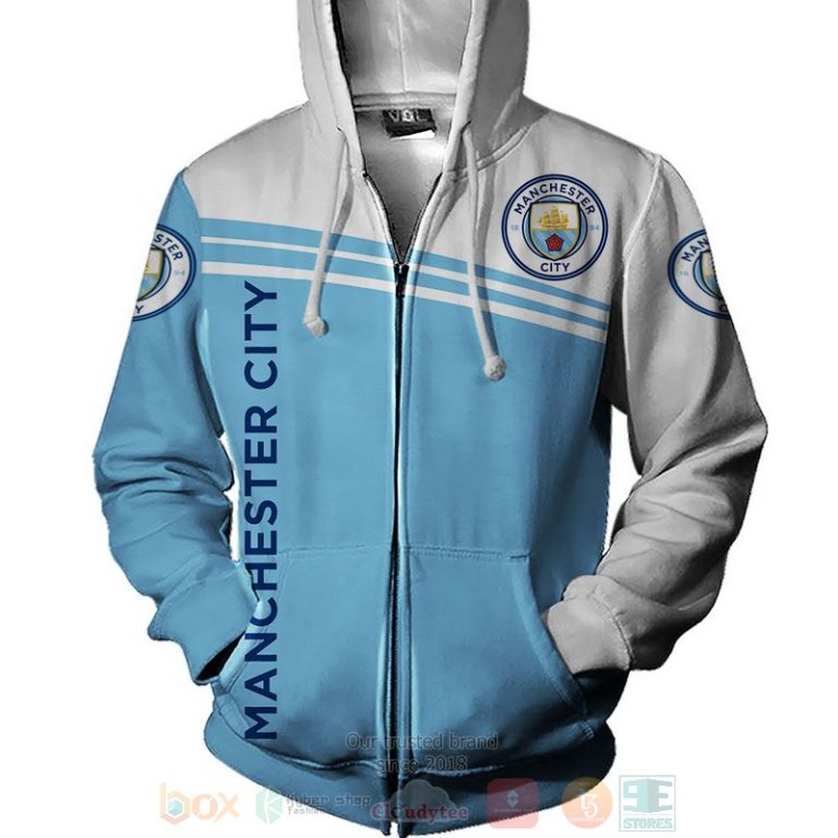 Manchester City FC 3D shirt hoodie 1 2