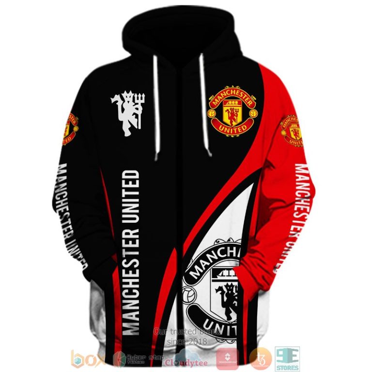 Manchester United 3d shirt hoodie 1 2