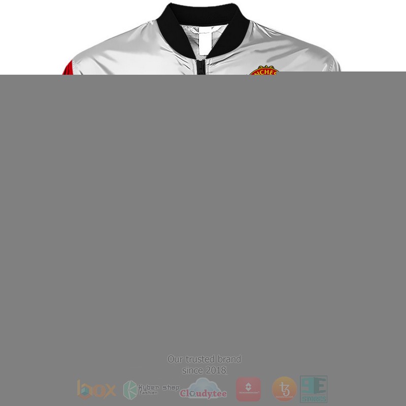 Manchester United FC red white 3D shirt hoodie 1 2 3 4 5