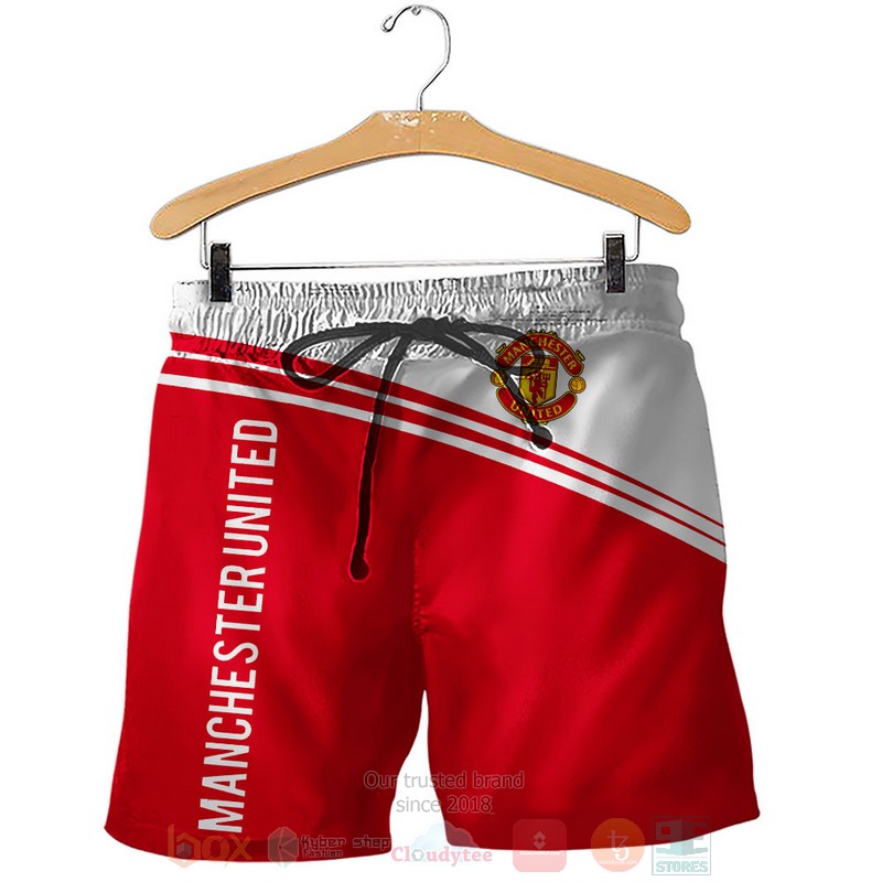 Manchester United FC red white 3D shirt hoodie 1 2 3 4 5 6 7 8 9 10 11