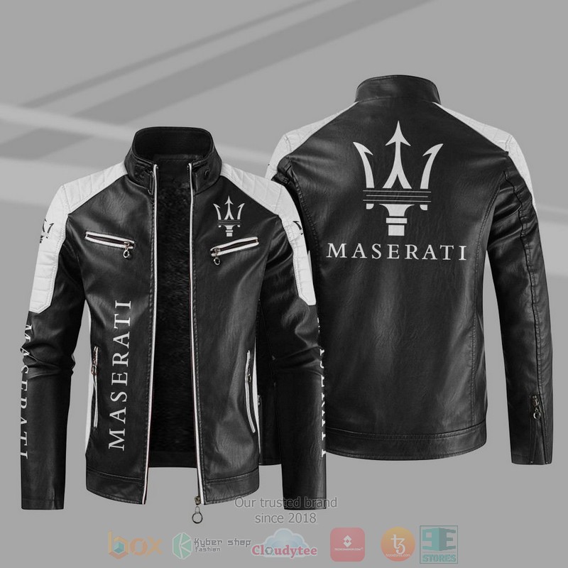 Maserati Block Leather Jacket