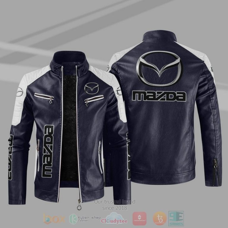 Mazda Block Leather Jacket 1 2