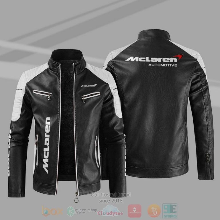 McLaren Automotive Block Leather Jacket