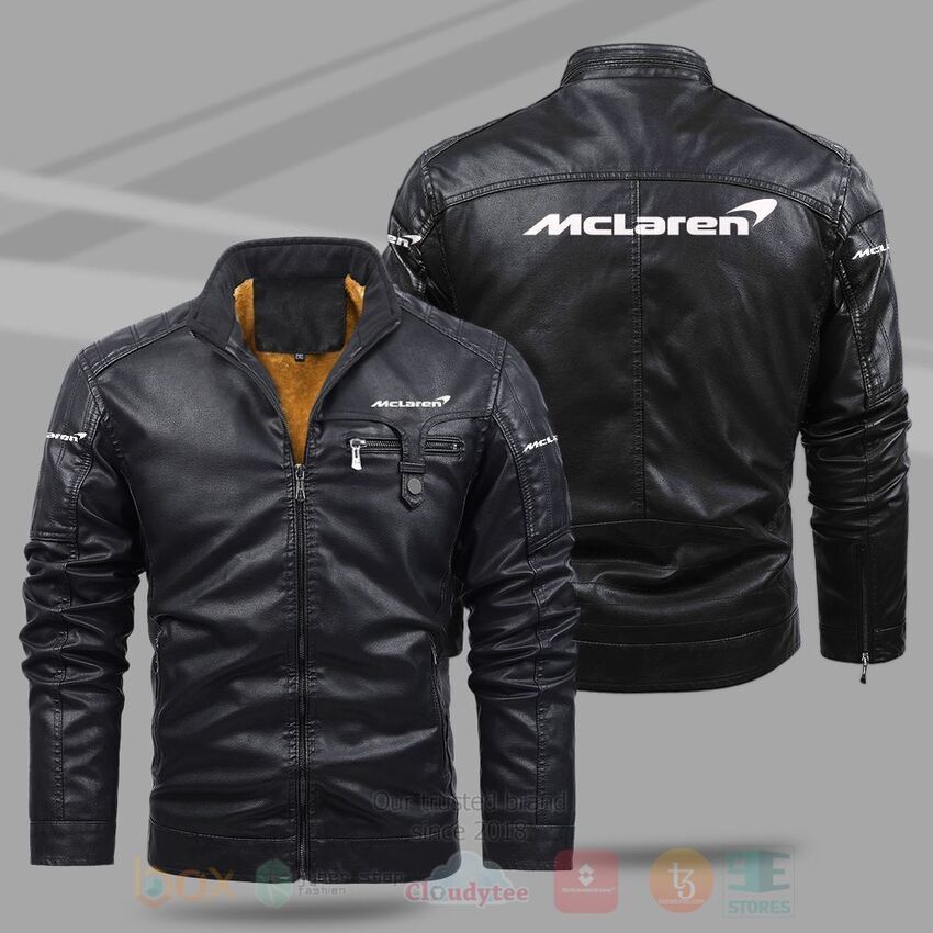 Mclaren Fleece Leather Jacket