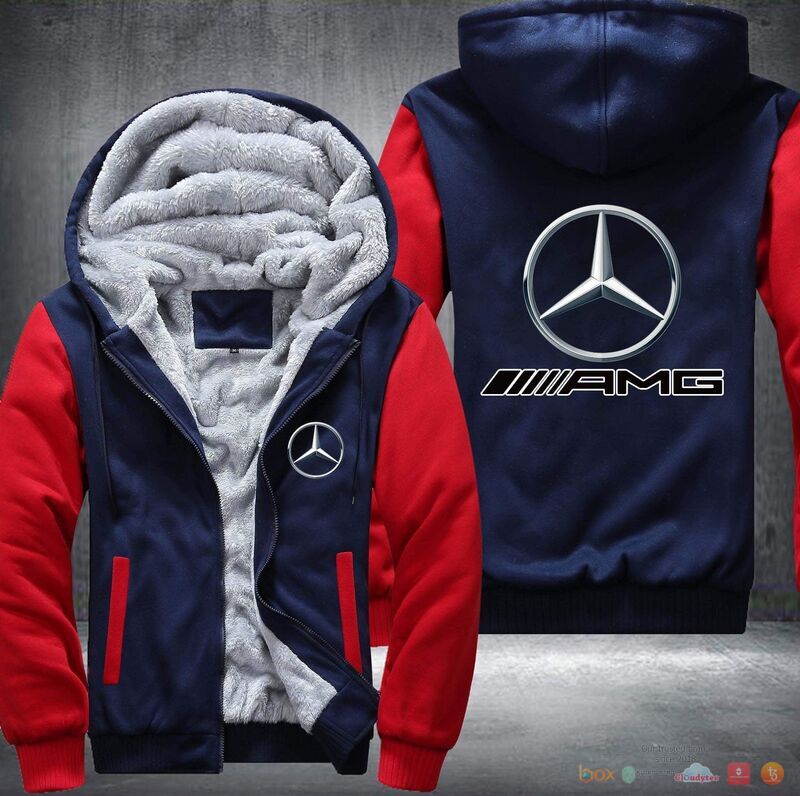 Mercedes AMG Fleece Hoodie Jacket 1