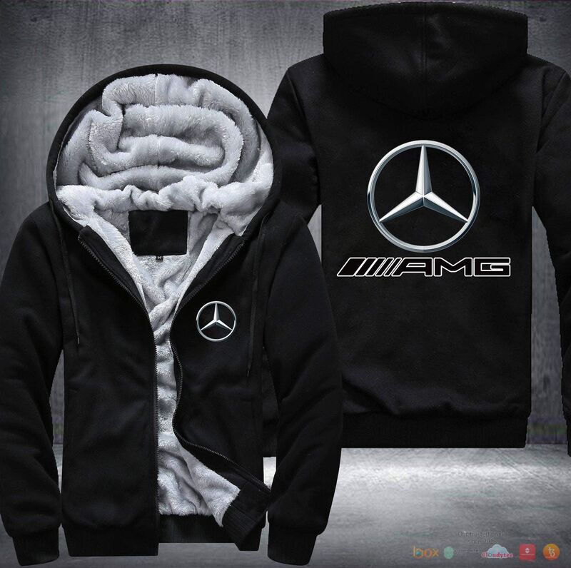 Mercedes AMG Fleece Hoodie Jacket 1 2