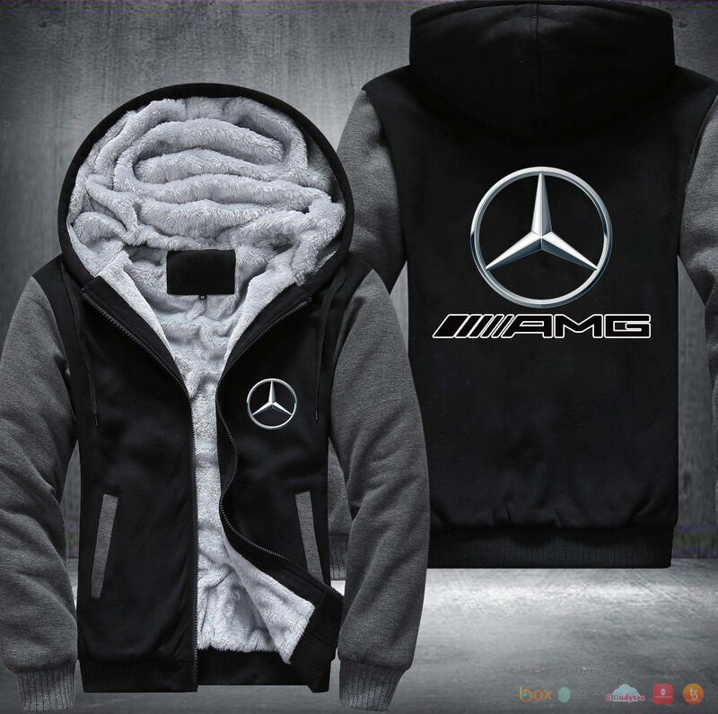 Mercedes AMG Fleece Hoodie Jacket 1 2 3