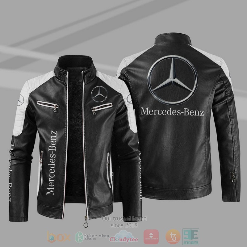 Mercedes Benz Block Leather Jacket